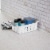 Sterilite White Small Ultra Basket Durable Plastic Storage Organizer, (12 Pack) Perspective: left