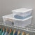 Sterilite 16 Quart Stacking Storage Box Container Tub w/Lid, Clear (24 Pack) Perspective: left