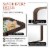 ANDY STAR 24 x 36 Inch Rectangular Recessed Contemporary Vanity Mirror, Bronze Perspective: left