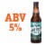 Breckenridge Brewery Avalanche Amber Ale Perspective: left