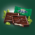 Ghirardelli® Dark Chocolate Mint Squares Perspective: left
