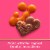 Ghirardelli® Milk Chocolate Caramel Duet Hearts Valentine Candy Perspective: left