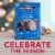 Ghirardelli® Assorted Chocolate Snowmen Holiday Candy Bag Perspective: left