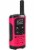 Motorola Solutions Talkabout T107 Two Way Radios - Pink/Black Perspective: left