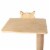 Yeah Depot - Wall-Mounted Cat Scratching Pad - Indoor Wood Cat Tree with Hammock Perspective: left