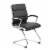 Boss Office CaressoftPlus Executive Guest Chair in Black Perspective: left