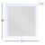 Meridian Furniture Zayne Contemporary Mirror in Rich White Finish Perspective: left