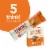 think! Creamy Peanut Butter High Protein Bars Perspective: left