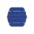 Linon Adirondack Wood Outdoor End Table in Blue Perspective: left