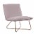 Kelvin Sherpa Grey Chair Perspective: left