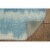 Linon Indoor Outdoor Washable Beck Polyester Accent 3'x5' Rug in Ivory and Blue Perspective: left