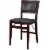 Linon Triena Set of 2 19 Pad Back Folding Chair in Merlot Perspective: left