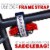 Blue PRO BIKE TOOL Frame Strap - Inner Tube & Tool Carrying for MTB, Road & Gravel Bikes Perspective: left