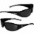 Las Vegas Raiders Wrap Sunglasses and Bag Set Perspective: left