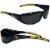 West Virginia Mountaineers Wrap Sunglasses and Bag Set Perspective: left
