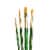 Princeton Brush Real Value™ Golden Taklon Brush Set Round 1 4 Shader 6 10 Perspective: left