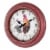 La Crosse Clock Company Rooster Wall Clock - Red Perspective: left