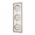 La Crosse Beadboard Quartz Clock with Temp and Humidity Perspective: left