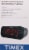 Timex® Dual Alarm AM/FM Clock Radio - Black Perspective: left