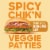 Boca Spicy Non-GMO Soy Vegan Chik'n Veggie Patties Perspective: left