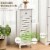 Bathroom Floor Storage Cabinet Side Wooden Organizer w/ Drawer & Shutter Door Perspective: left