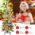4.5ft Pre-lit Pencil Snow Flocked Pencil Christmas Tree Holiday Decoration Perspective: left