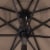 WestinTrends 9 ft. Patio Table Umbrella w/Black Round Freestanding Weight Base, Beige Perspective: left