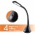 OttLite Curved LED Desk Lamp – Black Perspective: left