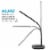 OttLite Strive LED Desk Lamp With USB Charging Perspective: left