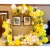 LANGXUN Gold Metal Balloon Decoration Arch Kit for Wedding and Birthday Party Perspective: left
