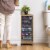 IRIS USA Wooden Multifunctional Storage, Office Supply Drawers Cart, Ash Brown Perspective: left