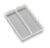 madesmart® Classic Mini Utensil Tray - White/Grey Perspective: left