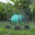 Liberty Garden 890 4 Wheel 200 Foot Lightweight Steel Frame Water Hose Reel Cart Perspective: left