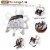 Electric Foot Massage Machine 360° Adjustable with Heat Shiatsu Roller Vibration Perspective: left