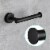 Aquaterior 5-Piece Bathroom Hardware Set Stainless Steel Towel Bar Toilet Paper Holder Hook Perspective: left