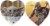 Galerie Star Wars Mandalorian Milk Chocolate Heart Shaped Tin Valentine Candy Perspective: left