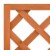 Garden Trellis Planter Orange 19.7 x9.8 x35.4 Solid Firwood Perspective: left