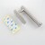 Stainless Steel Toilet Paper Holder Adhensive Tissue Paper Roll Holder for Bathroom Nickel Perspective: left