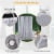 Shower Curtain Waterproof 70x70' Inches Bathroom Shower Drape Liner Print Polyester Fabric Perspective: left