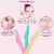 36pcs Women Eyebrow Razor Trimmer Facial Hair Remover Blade Safety Bikini Trimmer Shaper Perspective: left