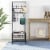 Metal Entryway Coat Shoe Rack Hall Tree with 3-Tier Shoe Bench Shoe Storage 18 Hooks Coat Hat Perspective: left