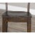 Sunny Designs Homestead 18  Ladderback Chair with Wood Seat in Tobacco Leaf Perspective: left
