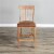 Sunny Designs Sedona 24  Wood Slatback Barstool with Cushion Seat in Rustic Oak Perspective: left