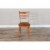 Sunny Designs Sedona 37  Ladderback Chair with Cushion Seat in Rustic Oak Perspective: left