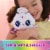 Gabby's Dollhouse Celebration Series Cakey Cat Purr-ific Party Plush Perspective: left