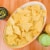 On The Border® Café Style Tortilla Chips Fiesta Size Perspective: left