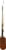 Mrs. Anderson's Stainless Steel Pastry Dough Scraper Perspective: left