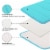 uxcell Velvet Memory Foam Non-Slip Bath Mat for BathTub Bathroom Perspective: left