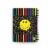 Lined Notebook Spiral Colorful Cute Smile College Ruled Notebook for Journaling Perspective: left