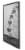 Elsa L Modern Flat Poster Frame - Black Perspective: left